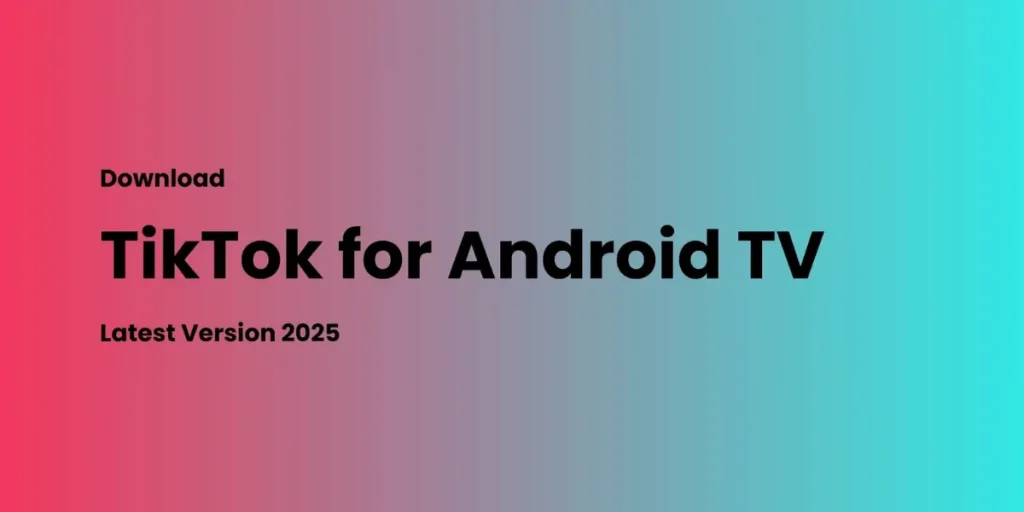 TikTok for Android TV app display