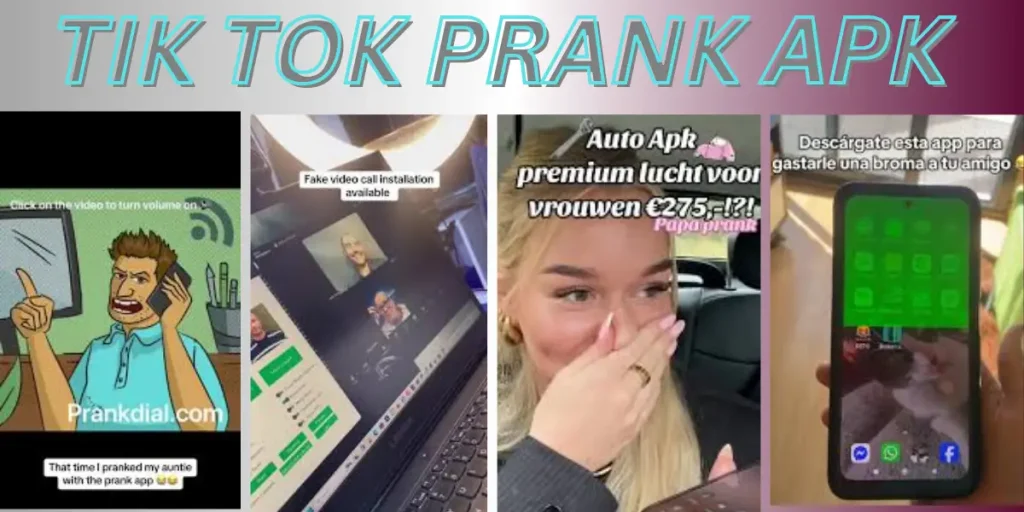 Friends doing a funny TIK TOK prank for trending video